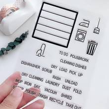 NEW English Life Signs Transparent Clear Stamps / Silicone Seals for DIY Scrapbooking Photo Album/Card Making 2024 - buy cheap