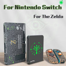 Funda trasera para consola Nintendo Switch, carcasa protectora de Zeldas Joycon, accesorios 2024 - compra barato