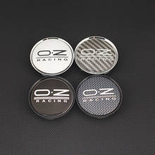 Bonés de roda oz, 4 peças, para jantes 63mm od/58mm id o.z racing superturismo, tampa central de emblema, capa para roda de carro, carcaça, rodas 2024 - compre barato