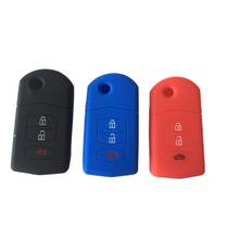 3 Buttons Remote Silicone Car Key Cover Case For Mazda 2 3 5 6 8 Atenza CX5 CX-7 CX-9 MX-5 RX Keyrings Fold Flid Key 2024 - buy cheap