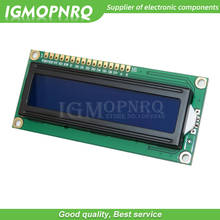 1pcs 5V lcd 1602 tela azul LCD-1602 Display LCD Character Módulo Azul Blacklight New e branco código 2024 - compre barato