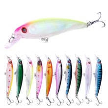 Minnow-Señuelos de Pesca duros, cebo Artificial Crankbait, Lucio, carpa, 11cm, 13,5g 2024 - compra barato