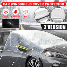 Capa espelhada para para-brisas de carro, proteção universal contra o sol, inverno, neve, gelo, poeira, congelamento, película de alumínio 2024 - compre barato