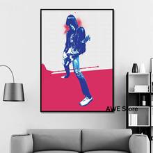 Johnny Ramone Music Poster Hip Hop Rap Music Band Star Poster Wall Art Painting Room Home Decor Canvas Print 2024 - buy cheap