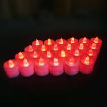 24 PCS LED Tea Light Flameless Votive Candles Battery-Powered Church and Home Decoartion and Lighting Flickering Home Decors 2024 - buy cheap