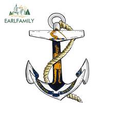 Earlfamily-adesivo de âncora para bandeira do estado massageador, 13cm x 9.1cm, adesivo para carro, caminhão, barco, decalque, jdm, gráficos para motocicletas 2024 - compre barato