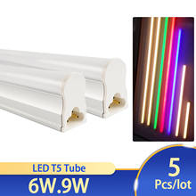 GreenEye 5pcs/lot Integrated LED T5 Light 220v 0.3m 6W / 0.6m 9W Tube Lamp T5 LED Cold White Warm Fluorescent Lights Neon 9W 2024 - buy cheap