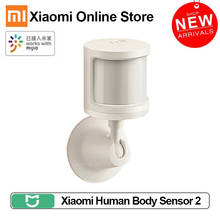 Xiaomi-Sensor de cuerpo humano 2 con soporte, Monitor de movimiento corporal inteligente, conexión Bluetooth 5,0, funciona con la aplicación Mijia, preventa 2024 - compra barato