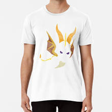 Projeto de silhueta 2.0: camiseta spyro design geek interno silhueta nerd projeto jogos de vídeo spyro 2024 - compre barato