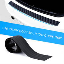 90-104cm Rubber Rear Guard Bumper Protector Trim Cover Protection For Chevrolet Cruze hyundai renault Amg Car Styling Protect 2024 - buy cheap