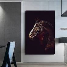 GoldLife-pintura en lienzo de animales, imagen HD de paisaje, puesta de sol, carteles artísticos de pared, impresiones para decoración de cama y habitación 2024 - compra barato