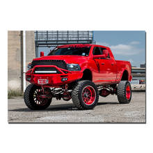 Dodge Ram-Póster de camioneta para decoración del hogar, arte de pared, imagen de vehículo, pintura en lienzo, decoración para sala de estar 2024 - compra barato