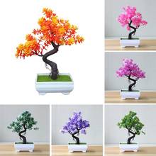 1Pc Fashion Artificial Potted Tree Bonsai Simulation Plant Table Centerpieces Artificial Plants Home Decor garden decoration 2024 - buy cheap