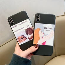 Funny Couple Pattern Cute Girl Case For iPhone 12 mini 11 Pro Max X XR XS MAX 7 8 6 6s plus SE 2020 Capa Fashion TPU Soft Covers 2024 - buy cheap