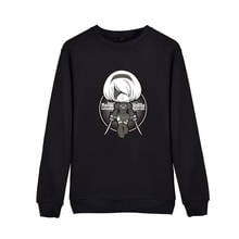 Game Nier Automata Sweatshirt Yorha 2B Capless Hoodie plus size Pullovers unisex hoodies and Sweatshirts casual blouse shirt 2024 - buy cheap