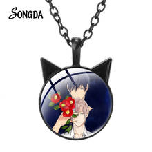 Anime 10 Count Ear Pendants Necklace Women TEN COUNT Clothing Accessories Convex Glass Cartoon Photo Jewelry Kids Gift Unisex 2024 - buy cheap