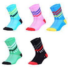 New Cycling Socks for Men Women Outdoor Road Bicycle Mountain Bike Sock Brand Running Compression Sport Socks Cycling Equipment 2024 - buy cheap