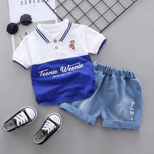Toddler Baby Boys Clothing Sets For 2020 Summer Infant Short Sleeve Cartoon Shirt Shorts Children Casual Vacation Clothing 2024 - buy cheap