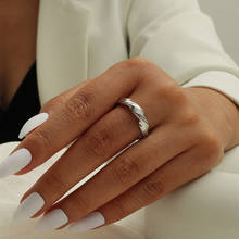 Moredear estilo simples ajustável anéis abertos para mulher 2024 - compre barato