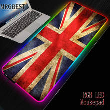 MRGBEST-alfombrilla de ratón con logotipo de bandera de moda, alfombrilla de ratón de Anime para jugador de juegos, almohadillas de ordenador, Teclado retroiluminado con LED, RGB grande, 900x400x3MM 2024 - compra barato