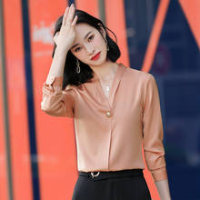 Fashion Styles Women Blouses Shirts OL Styles Tops Clothes Spring Summer Long SLeeve Blouse Female Work Wear Clothing 2024 - buy cheap