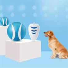 Bola inteligente para animais de estimação, com 5 luzes coloridas, recarregável por usb, bola de flash remoto para cães, gatos, brinquedo durável 2024 - compre barato