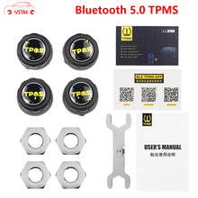 Sensor de presión de neumáticos externo universal TPMS, Bluetooth 5,0, compatible con teléfono IOS y Android, fácil de instalar 2024 - compra barato