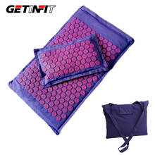 Getinfit Acupressure Mat Head Neck Back Foot Massage Cushion Pillow Yoga Mat For Body Relaxation Relieve Stress 2024 - buy cheap