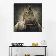 Sylvain бине картина Бегемот для постер животного на холсте Современная Художественная декоративная стена панно украшение дома 2024 - купить недорого