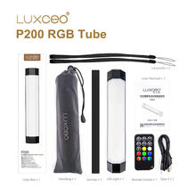 LUXCEO P200 RGB LED Photography Light Handheld Tube Stick APP Remote Control Video Soft Light vs 6C Pavotube 2024 - buy cheap