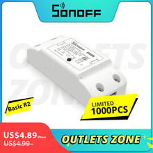 Sonoff Basic R2 Wifi DIY Smart Wireless Remote Switch Smart Scene Voice Control via Alexa Google Home Controlled via eWeLink APP 2024 - buy cheap