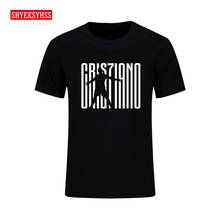 Camiseta masculina com manga curta, camiseta da moda para homens, com manga curta de tecido português, ronaldo, cr7, 2020 algodão, novo, 100% 2024 - compre barato