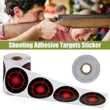 1 Roll High Quality Adhesive Shooting Splatter Target Stickers 7.5cm Shooting Practice Splash Roll Adhesive Stickers 2024 - buy cheap