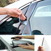 Sunice-Película protectora transparente para el borde de la puerta del coche, pegatina protectora antiarañazos para la carrocería, pintura automática, 0,5x1m 2024 - compra barato