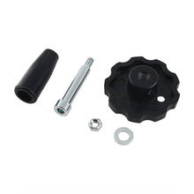 Aibecy-Rueda de mano de 62mm de diámetro para impresora 3D, piezas de aleación de aluminio negro con mango de baquelita, Máquina Herramienta para tornillo de plomo T8 2024 - compra barato