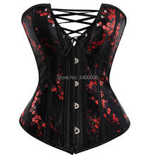 Caudutas Sexy Black Red  Corsets and Bustiers Lace Up Corset Top For Wedding Dress Plus Size Embroider Overbust Burlesque 6xl 2024 - buy cheap