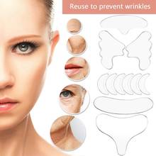 11 Pcs Reusable Silicone Anti Wrinkle Forehead Chest Sticker Face Neck Neck Pad Patch Tool Sets Wholesale 2024 - buy cheap