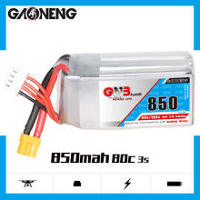 Gaoneng GNB 850mAh 3S1P 11.1V 80C/160C Lipo Battery With XT30 XT60 Plug For FPV Racing Drone 180CFX 3D Helicopter RC parts 2024 - buy cheap