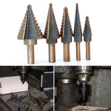 Hss Cobalt Multiple Hole 50 Sizes Step Drill Bit Hog Set W/ Aluminum Case 5pcs Drill 2024 - buy cheap