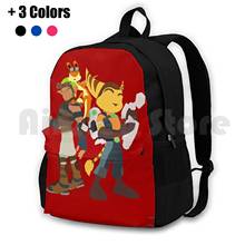 Playstation Duos Outdoor Hiking Backpack Riding Climbing Sports Bag Ratchet Clank Jak Daxter Ratchet And Clank Jak And Daxter 2024 - buy cheap