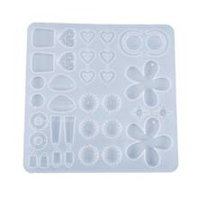 Earrings Danglers Casting Silicone Mould Crystal Epoxy Resin Mold DIY Crafts Jewelry Ear Pendants Making Tools 2024 - buy cheap