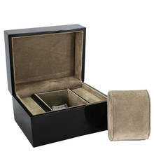 Single Slot Luxury Watch Box Jewelry Organizer Storage Wood Display Box for Rings Bracelet Watch With Pillow Men Women Gifts 2024 - buy cheap