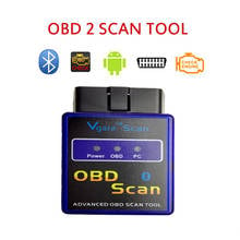 Escáner de diagnóstico de coche OBD2 OBD 2, herramienta de escaneo automotriz, Bluetooth, Mini lector de código OBD II ELM327 ELM 327 para vídeo Android automático 2024 - compra barato