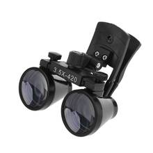 Lupa de dentista lente de vidro óptico binocular, lente de aumento 2,5x 3,5x para odontologia 2024 - compre barato