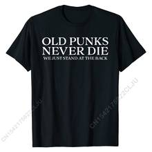 Старый Панки никогда не умирает футболка забавная футболка в стиле панк-рок футболка в стиле «хип-хоп» Для мужчин футболки хлопковая Футболка для мальчиков в стиле «хип-хоп» забавные 2024 - купить недорого