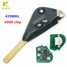 Keyecu-chave de carro remota de substituição com 3 botões, 433mhz, chip 4d60 para subaru forester 2009 a 2010 2024 - compre barato