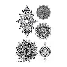 Feather and lotus Waterproof Temporary Tattoos Sticker sun and Dreamcatcher Tattoo Body Art fake tattoo sleeve tatoo 2024 - buy cheap