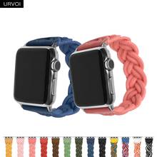 Ремешок URVOI нейлоновый для Apple Watch series 6 SE 5 4 3 2 1, эластичный сменный Браслет для iWatch 2024 - купить недорого