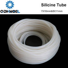Silicone Tube 7x10mm 8x11mm Water Pipe Flexible Hose For Water Sensor & Water Pump & Water Chiller For CO2 Laser Cutting Machine 2024 - buy cheap