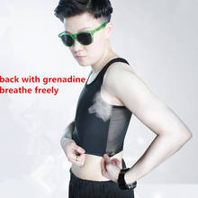 Tomboy Mesh Breathable Short Chest Breast Binder Buckle Tran Vest Summer Casual Shapers Corset Tops Lesbian Plus Size 2019 2024 - buy cheap